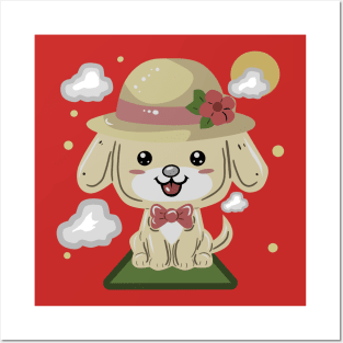 "Puppy Chic Charm" Posters and Art